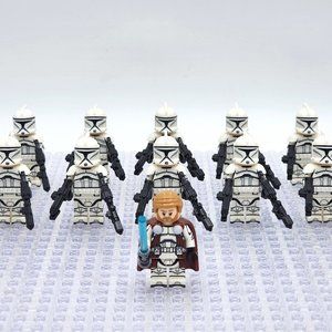 Star Wars Clone Commander Obi-Wan Phase 1 Clone Troopers 11 Minifigures Set